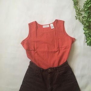 Sleeveless Linen Top